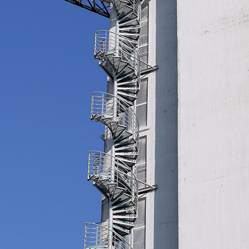 Architecture answer: SPIRAL STAIRS