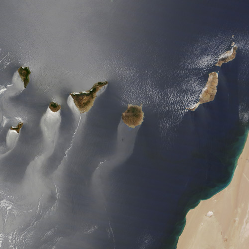 Earth from Above answer: CANARY ISLANDS