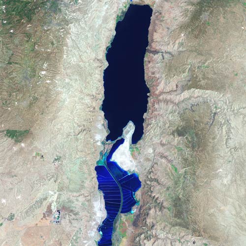 Earth from Above answer: DEAD SEA