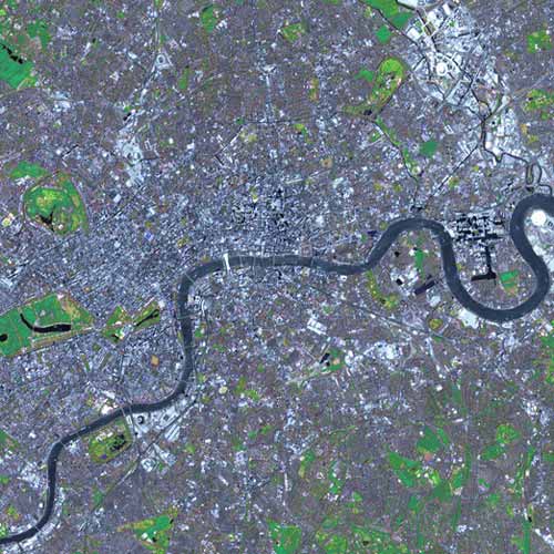 Earth from Above answer: LONDON