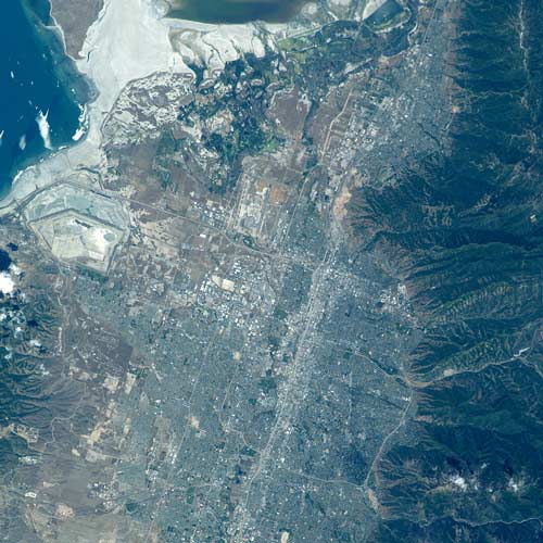 Earth from Above answer: SALT LAKE CITY