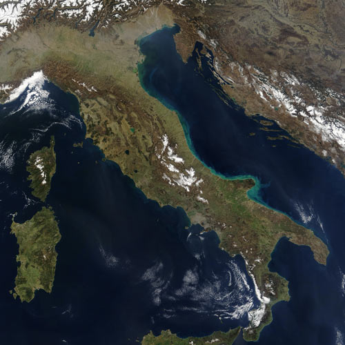 Earth from Above answer: ITALY