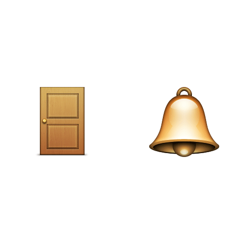Emoji 2 answer: DOORBELL