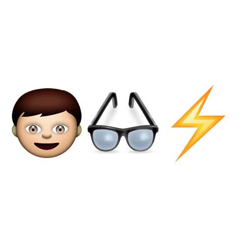 Emoji Quiz 3 answer: HARRY POTTER