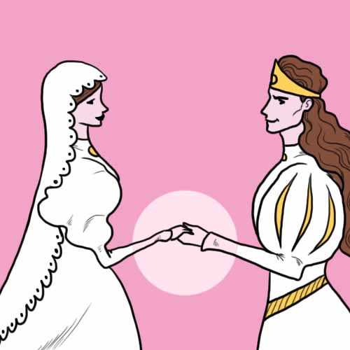 Fairy Tales answer: WEDDING
