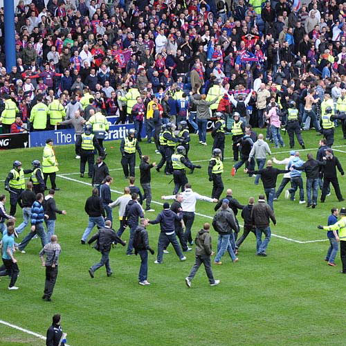 Football Focus answer: PITCH INVASION
