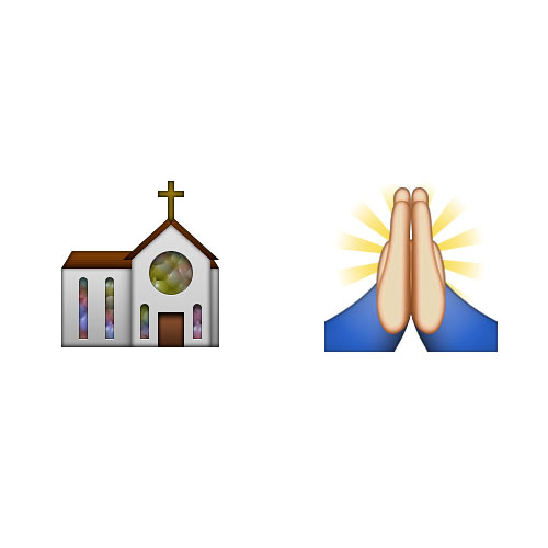 Halloween Emoji answer: CHURCH SERVICE