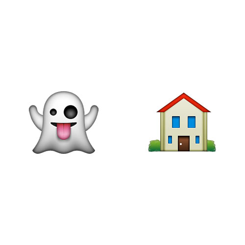 Halloween Emoji answer: HAUNTED HOUSE