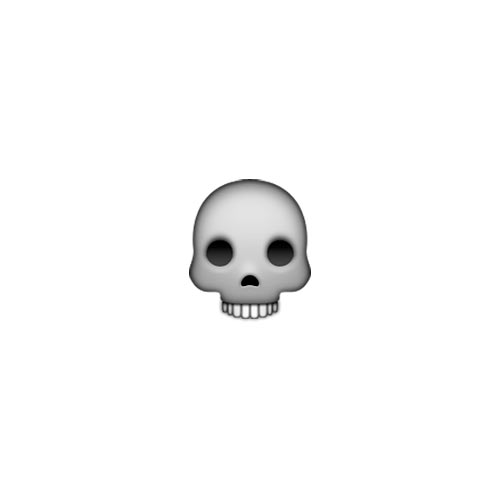 Halloween Emoji answer: SKULL