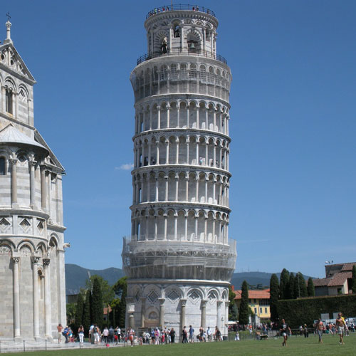 Landmarks answer: TOWER OF PISA