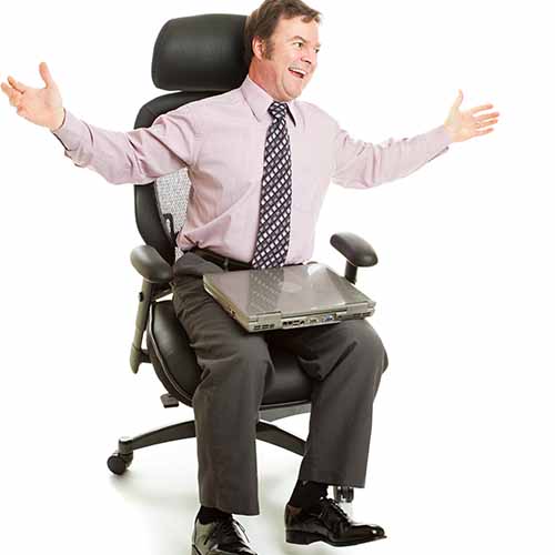Office answer: SWIVEL CHAIR