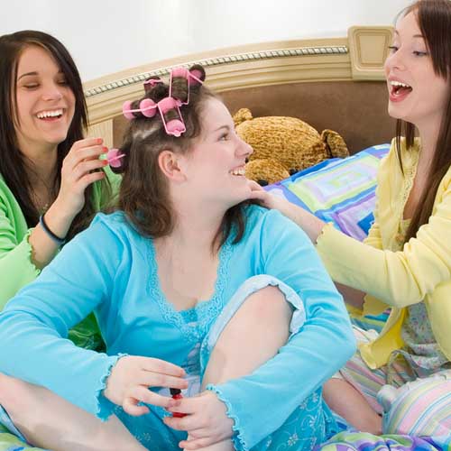 Party answer: SLUMBER PARTY