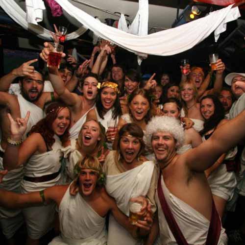 Party answer: TOGA PARTY