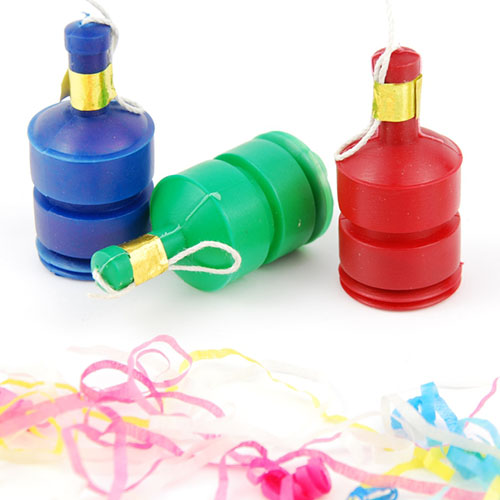 Party answer: PARTY POPPERS