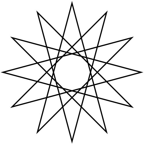 Shapes answer: DODECAGRAM