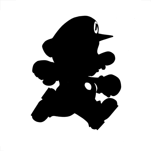 Silhouettes answer: MARIO