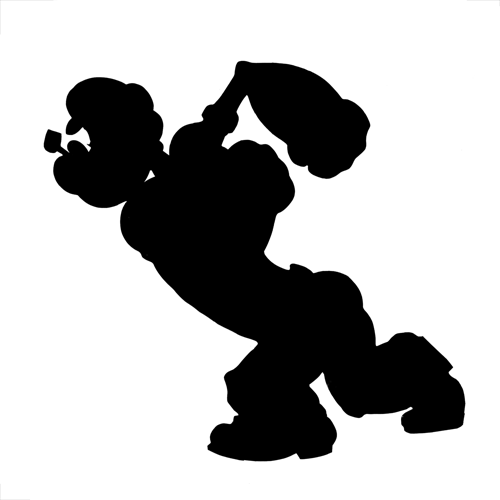 Silhouettes answer: POPEYE
