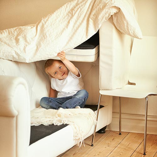 Spring answer: BUILD A FORT