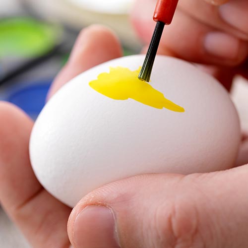 Spring answer: EGG PAINTING