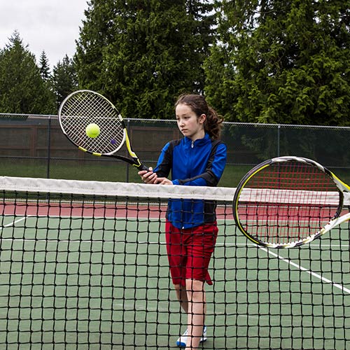 Tennis answer: FOREHAND VOLLEY