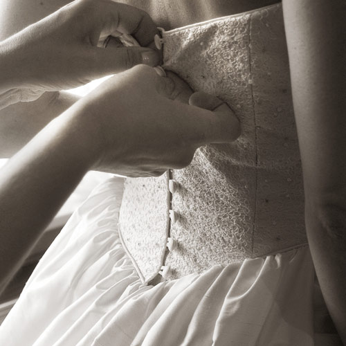 Weddings answer: DRESS FITTING