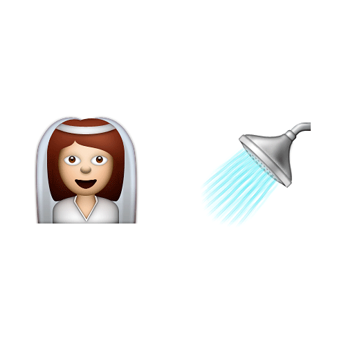 Emoji Quiz 3 answer: BRIDAL SHOWER