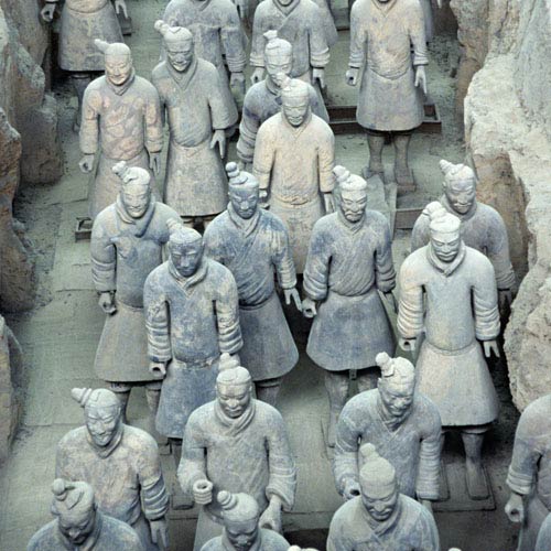 Postales answer: TERRACOTTA ARMY