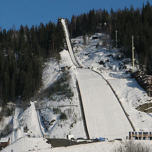 Winter Sports answer: SKI JUMPING HILL