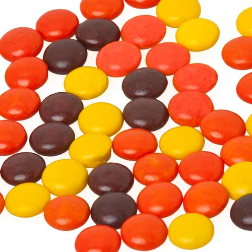 Candy answer: REESES PIECES