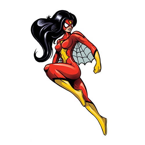 Cartoons 3 answer: SPIDER-WOMAN