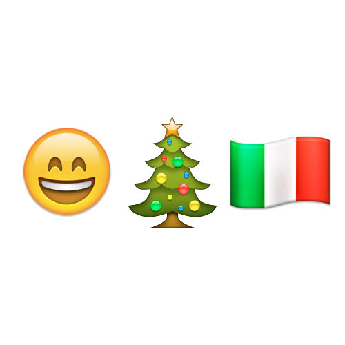 Christmas Emoji answer: BUON NATALE