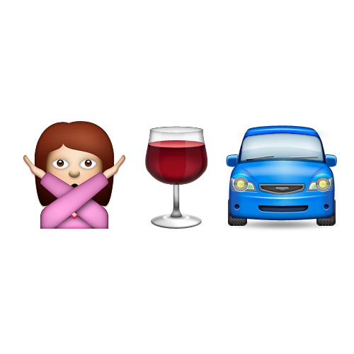 Christmas Emoji answer: DONT DRINK DRIVE