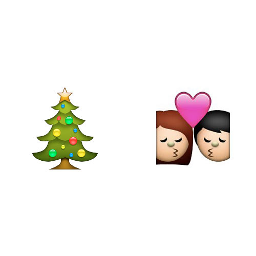 Christmas Emoji answer: MISTLETOE