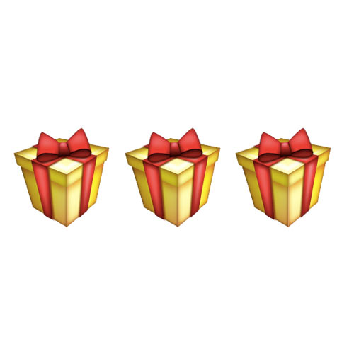 Christmas Emoji answer: PRESENTS