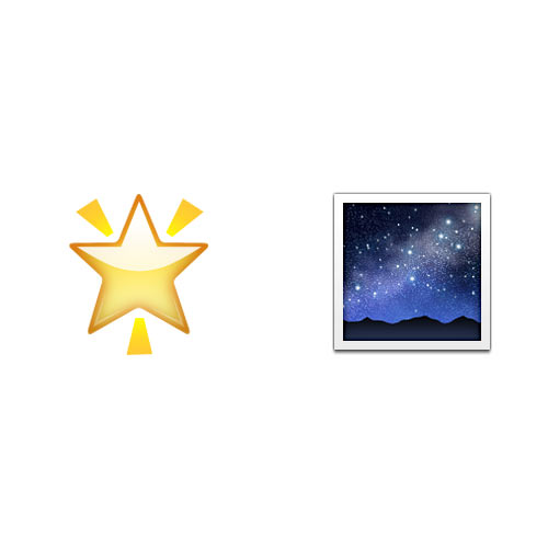 Christmas Emoji answer: STAR IN THE NIGHT