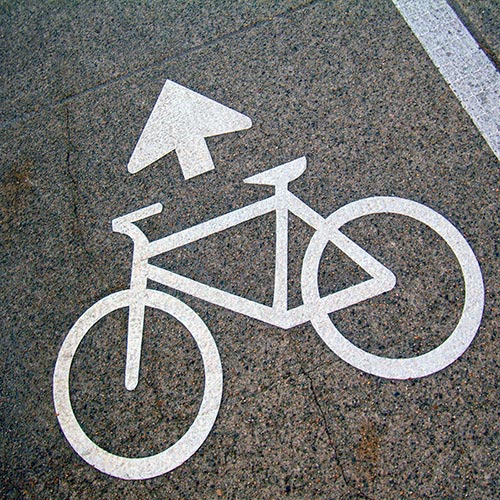Cycling answer: CYCLE LANE