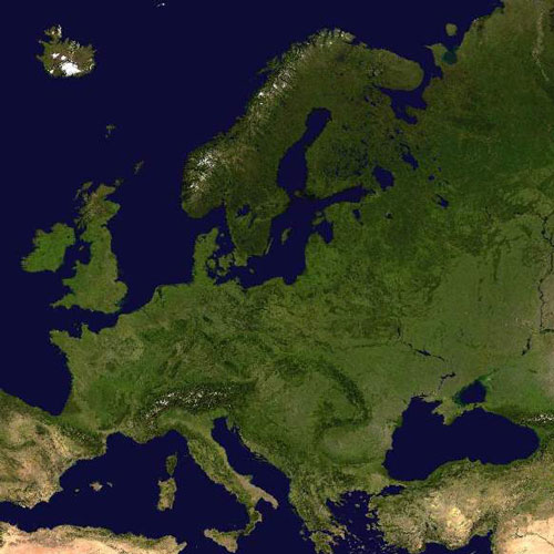 Earth from Above answer: EUROPE