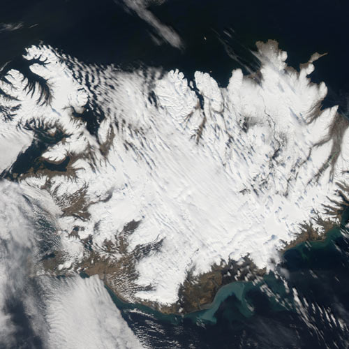 Earth from Above answer: ICELAND