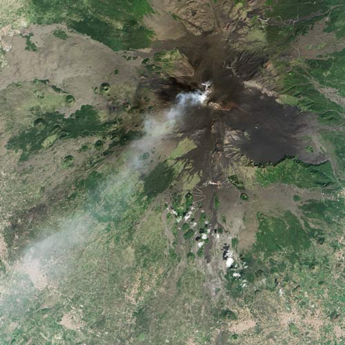 Earth from Above answer: MOUNT ETNA