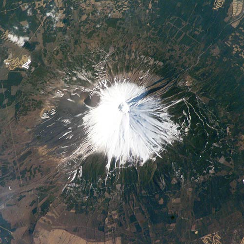 Earth from Above answer: MOUNT FUJI
