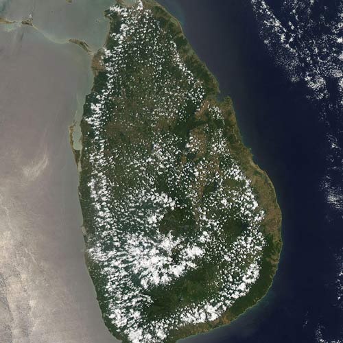 Earth from Above answer: SRI LANKA