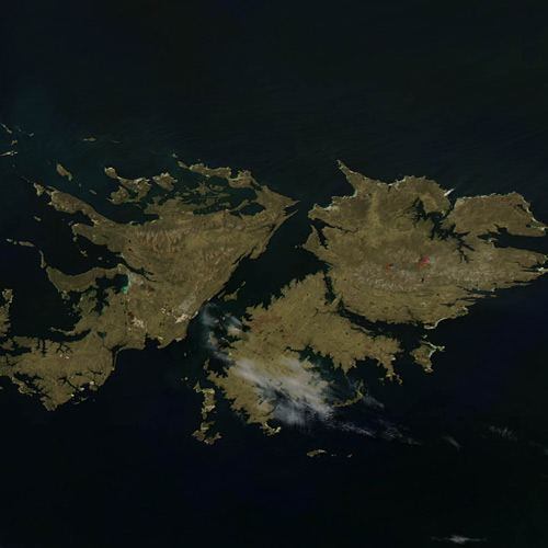 Earth from Above answer: THE FALKLANDS