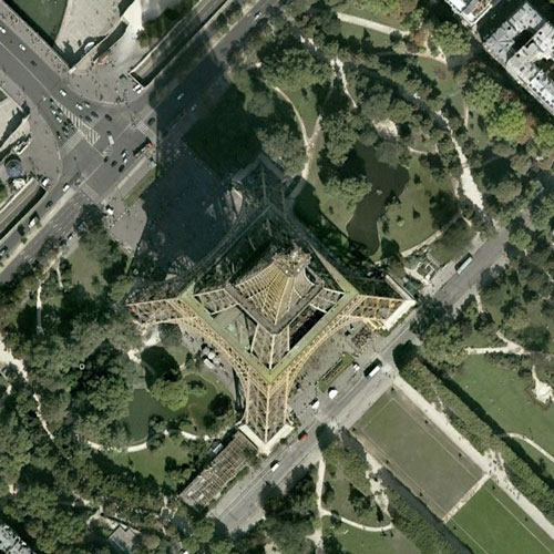 Earth from Above answer: EIFFEL TOWER