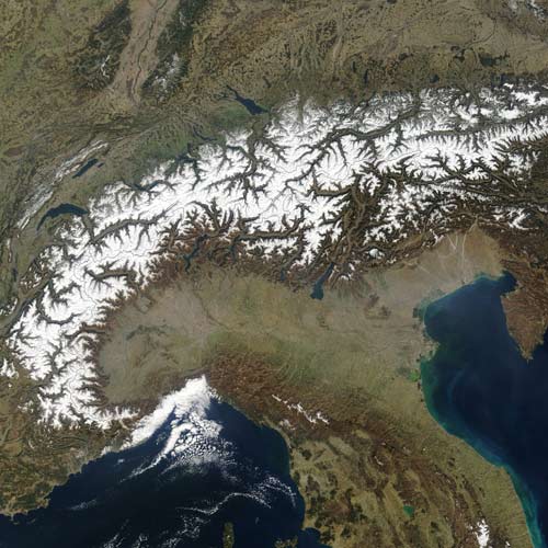 Earth from Above answer: THE ALPS
