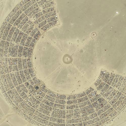 Earth from Above answer: BURNING MAN