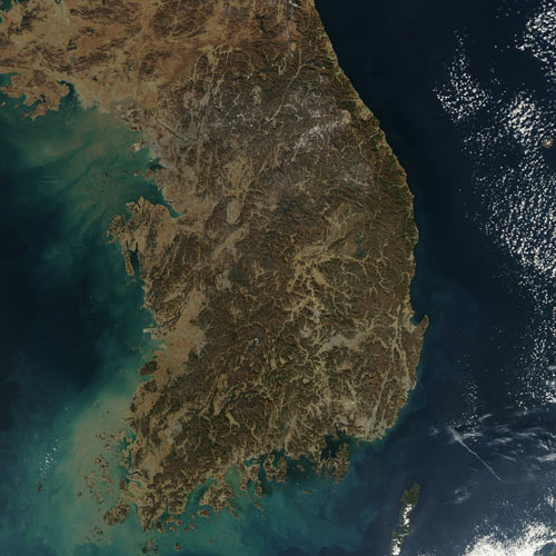 Earth from Above answer: SOUTH KOREA