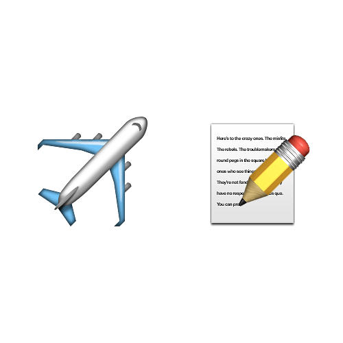 Emoji 2 answer: AIRMAIL