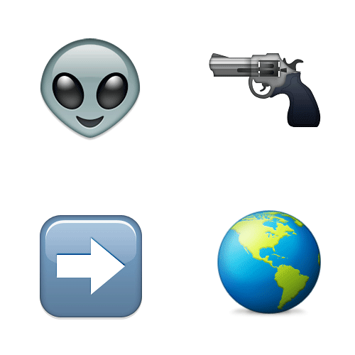 Emoji 2 answer: ALIEN INVASION