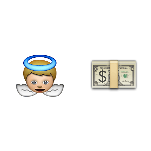 Emoji 2 answer: ANGEL INVESTOR