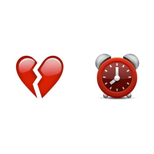 Emoji 2 answer: BREAK TIME